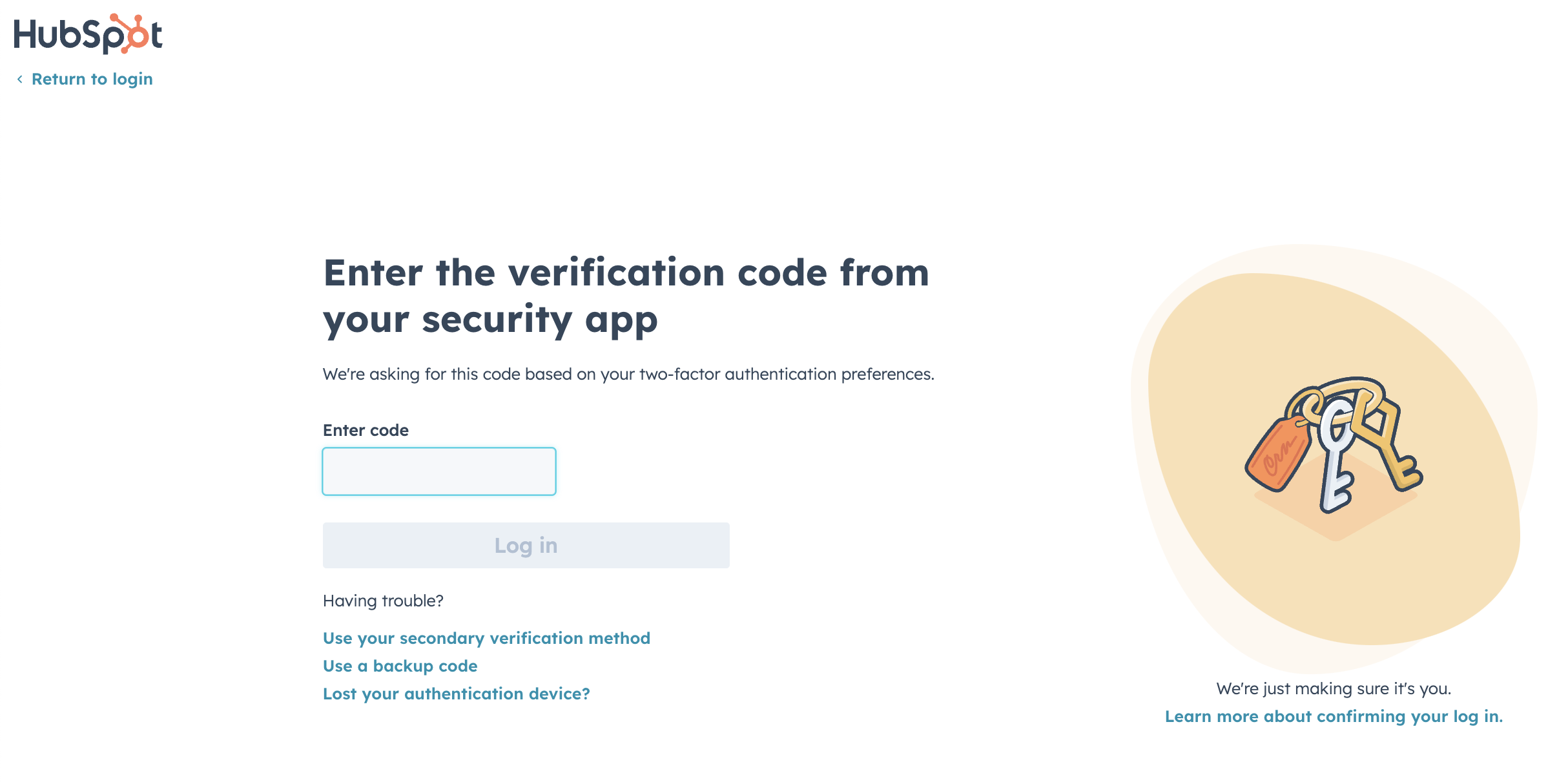 2FA in HubSpot